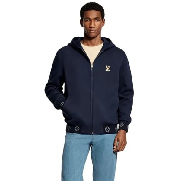 루이비통 남성 집업 후드티 - Louis vuitton Mens Ziip Up Hooded - lvc17338x