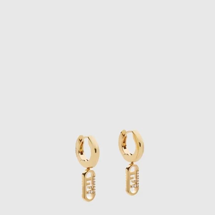펜디 여성 오 락 이어링 - Fendi Womens O Lock Earring - acc10128x - 1