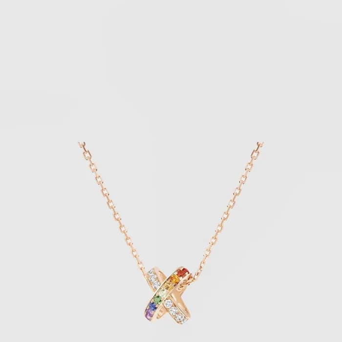 쇼메 여성 주 드 리앙 펜던트 네크리스 - Chaumet Womens Jeu de Liens Pendant Necklace - acc10175x - 1