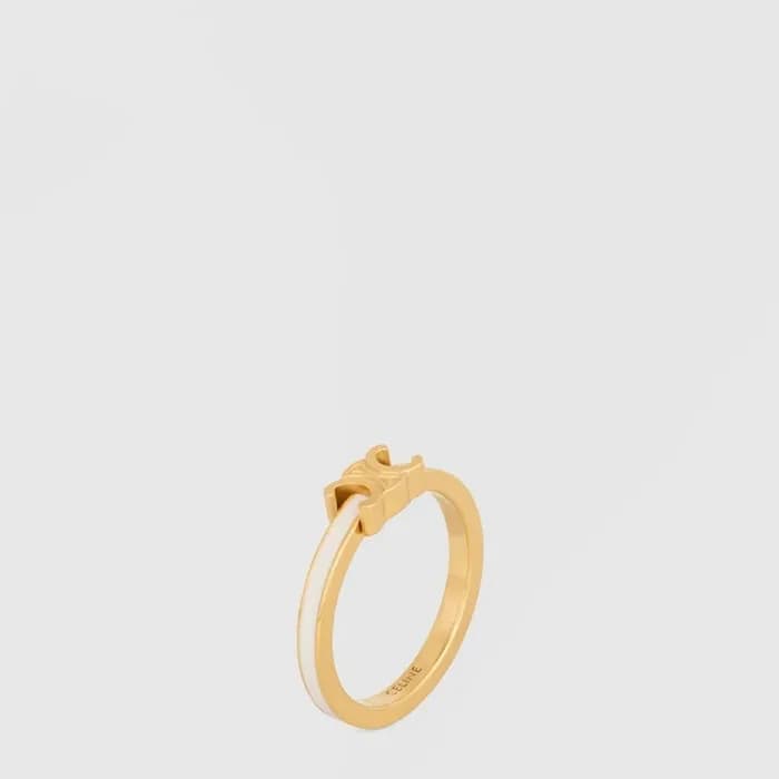 셀린느 여성 산 오노프레 청키 트리옹프 링 - Celine Womens San Onofre Chunky Triomphe Ring - acc10446x - 1