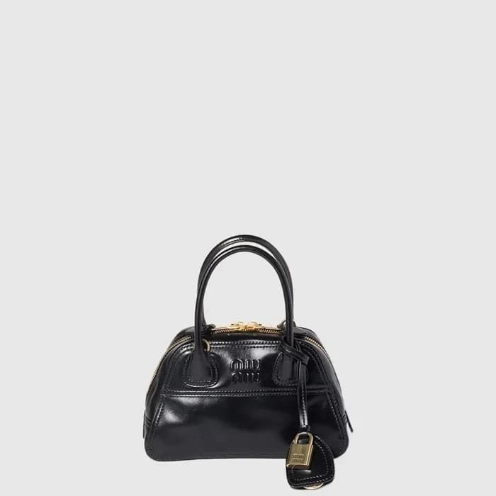 미우미우 여성 비방 가죽 미니 백 - Miumiu Womens Vivant Leather Mini Bag - mib17354x - 1