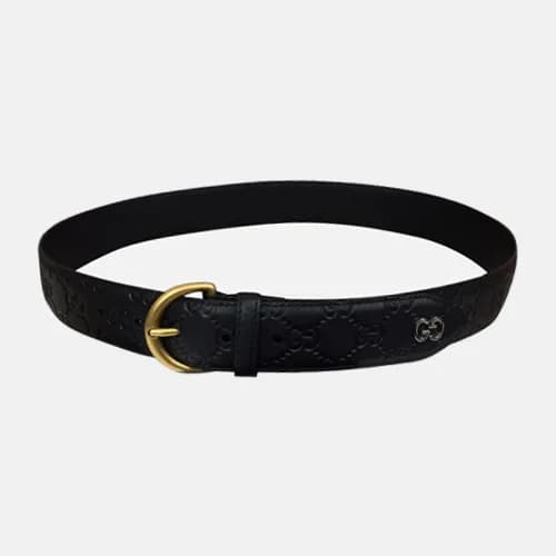 Gucci 2018 Mens Interlocking GG Leather Belt - 구찌 … - 1
