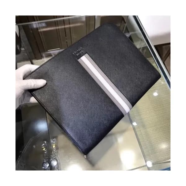 Prada Mens Clutch Bag,33CM - 프라다 남성용 클러치백 2VN003-2… - 1