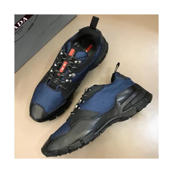 PRADA 2018 MENS LEATHER runing shoes - 프라다 남성 레더 런… - 1