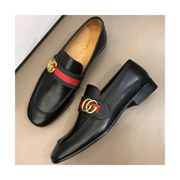 GUCCI 2018 MENS STRAP LEATHER LOAFER - 구찌 남성 스트랩 … - 1