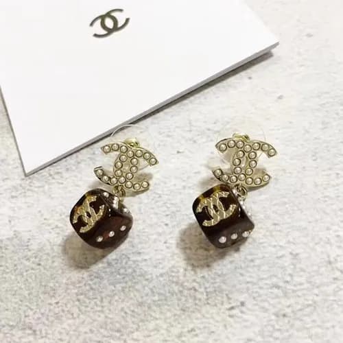 CHANEL Yellow Gold Earring - 샤넬 여성용 18k도금 옐로우 골… - 1