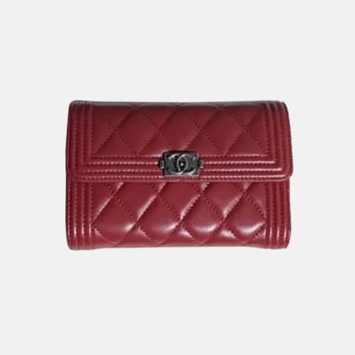 Chanel 2018 LeBoy Lambskin wallet A80285- 샤넬 램스킨 중… - 1
