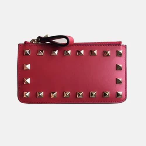 Valentino 2018 Rockstud Leather Coin Purse - 발렌티노 …