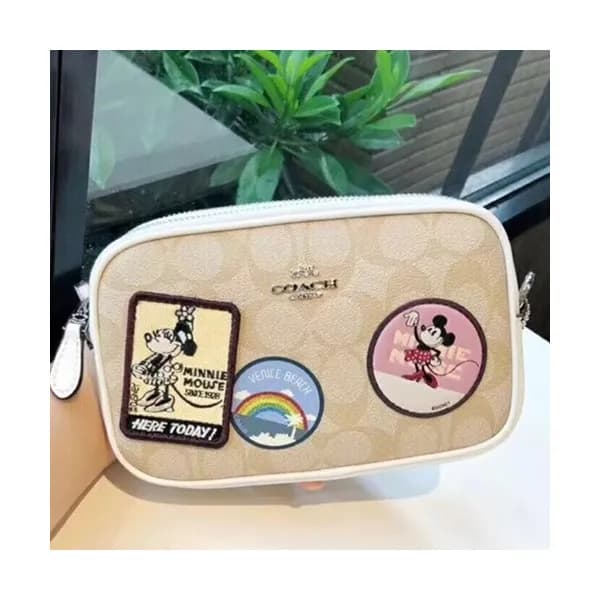 Coach Leather Camera Shoulder Bag,19cm - 코치 레더 카메라… - 1