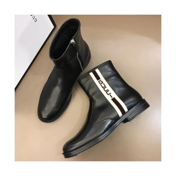 Gucci 2018 Mens Leather Ankle Boots - 구찌 남성 레더 앵클… - 1