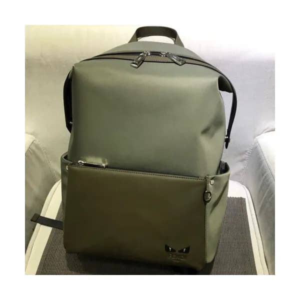 Fendi Leather&Nylon Back Pack ,40CM - 펜디 레더&나일론 남성… - 1