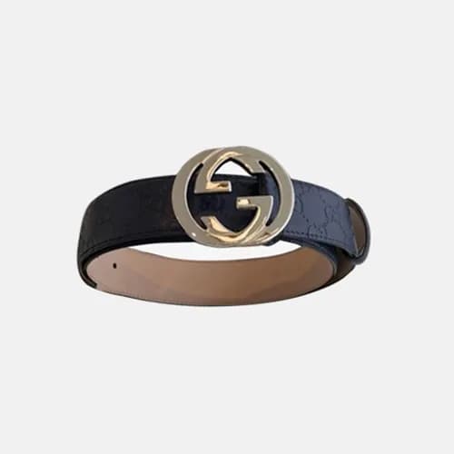 [매장판]Gucci 2019 Mens GG Buckle Leather Belt - 구찌 신… - 1