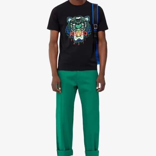 Kenzo 2019 Mens Cotton Short Sleeved Tshirt - 겐조 남… - 1
