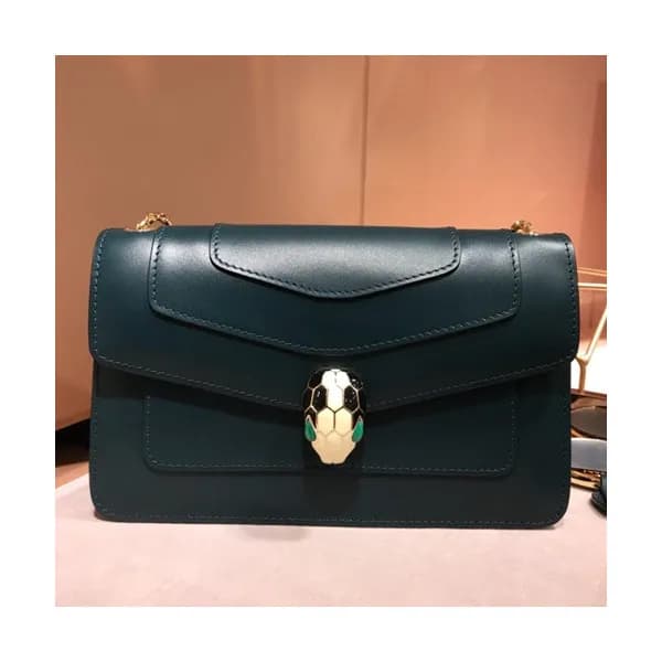 Bvlgari Serpenti Forever Chain Shoulder Bag,22CM -… - 1