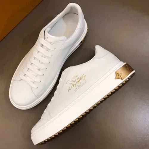 Louis Vuitton 2019 Mm/WmInitial Gold Logo Sneakers… - 1