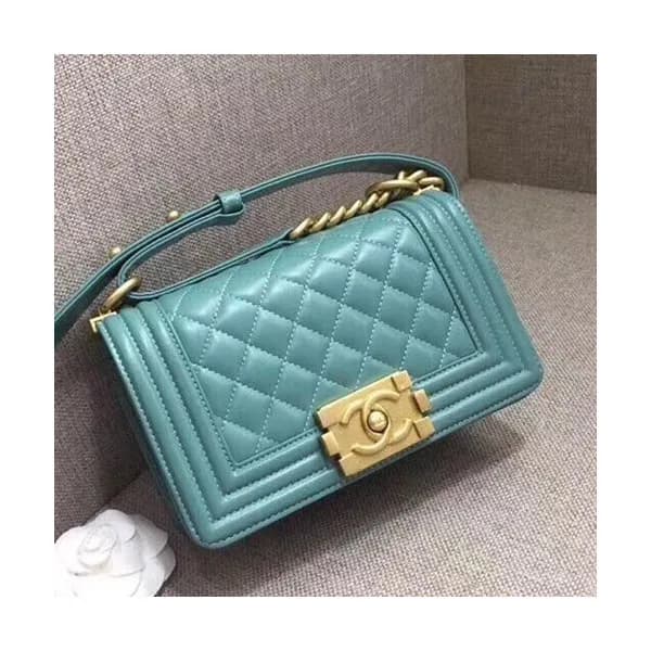 Chanel Leboy Leather Chain Shoulder Bag ,20CM - 샤… - 1
