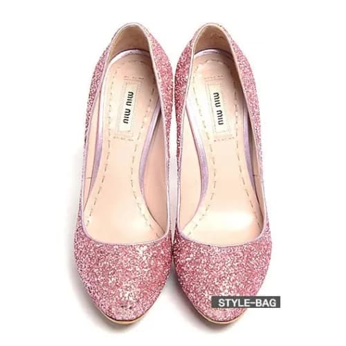 Miumiu 2018 Ladies Glitter Pumps - 미우미우 여성 글리터 펌프스… - 1