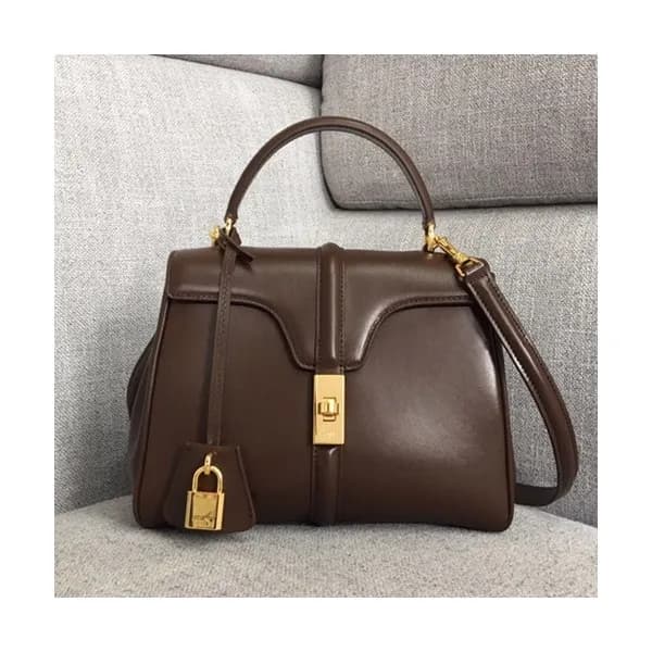 Celine 16 Leather Small Tote Shoulder Bag,23CM - 셀… - 1