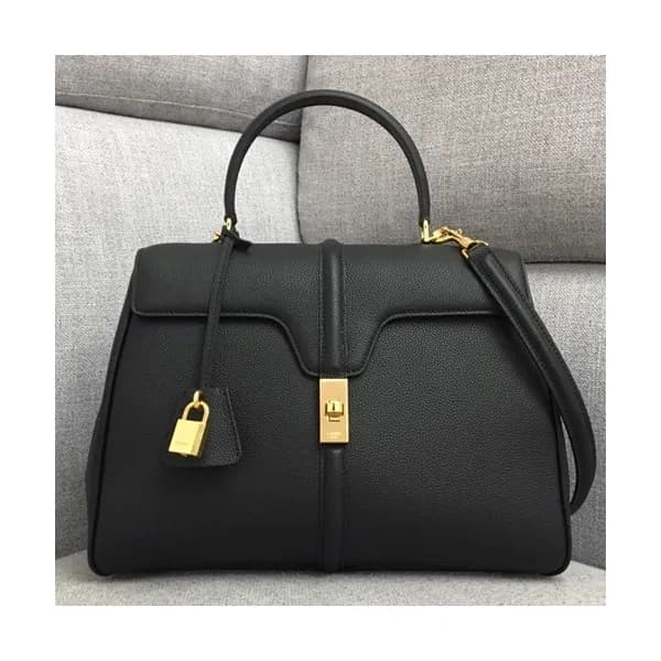 Celine 16 Leather Medium Tote Shoulder Bag,32CM - … - 1
