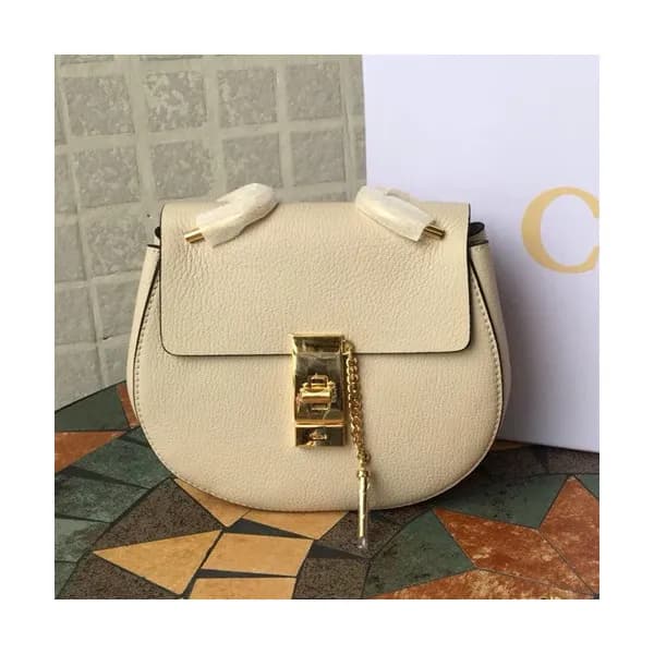 Chole 2019 Drew Leather Shoulder Bag, 20/23.5cm -… - 1