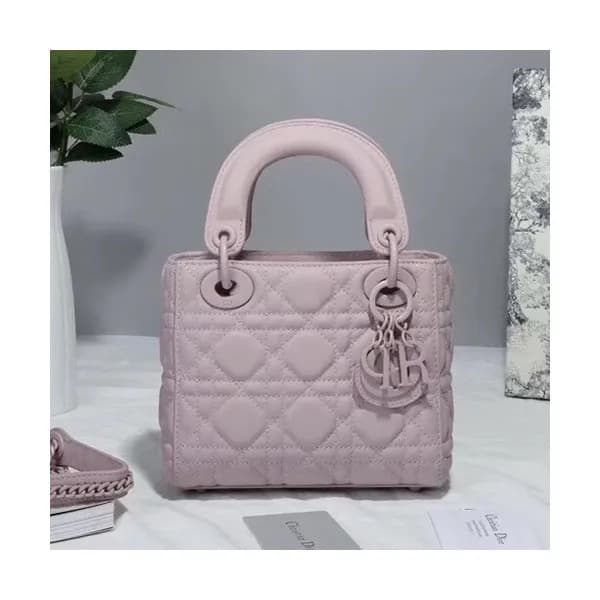 Dior 2019 Ultra-Matte Lady Tote Shoulder Bag,17CM … - 1