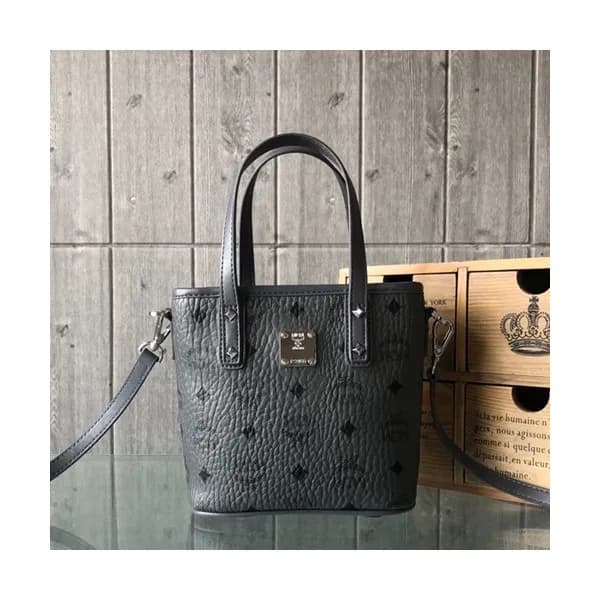 MCM Anya Visetos Mini Tote Shoulder Shopper Bag,18… - 1