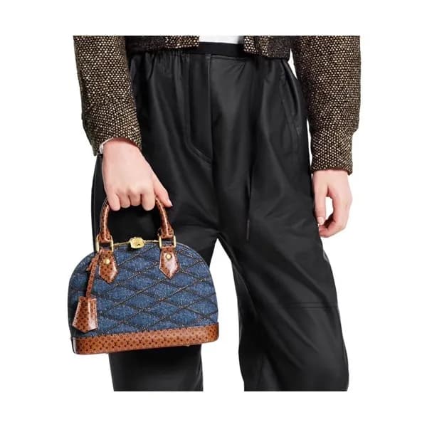 Louis Viutton 2019 Alma BB Denim Tote Shouder Bag… - 1