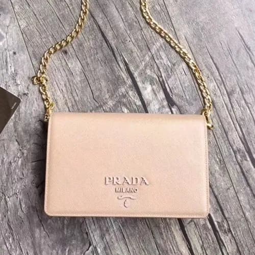 Prada 2019 Leather Chain Shoulder Cross Bag,20cm -… - 1
