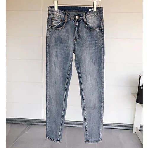 Versace 2018 Mens Graffity Denim Pants - 베르사체 남성 그… - 1