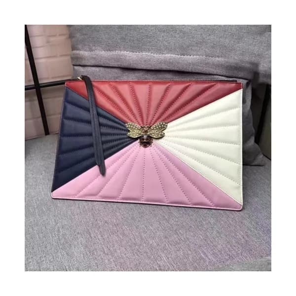Gucci 2019 Queen Margaret Leather Clutch Bag ,30CM… - 1