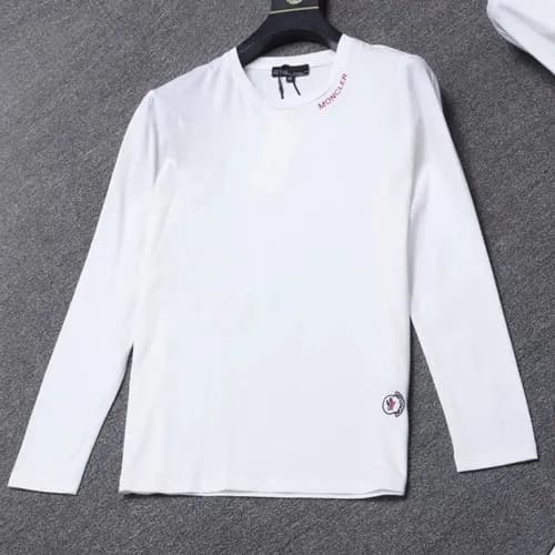 Mocler 2019 Mens Logo Cotton Tshirt- 몽클레어 남성 로고 코튼… - 1