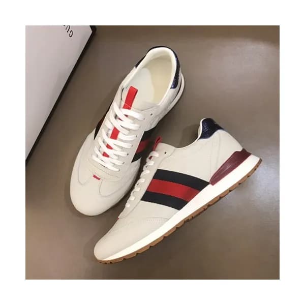 Gucci 2019 Mens Leather Sneakers - 구찌 2019 남성용 레더 … - 1