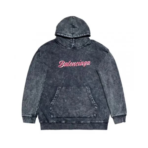 Balenciaga 2019 Mm/Wm Logo Cotton Hood Tee - 발렌시아가… - 1