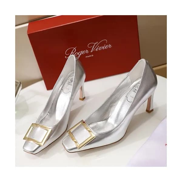 Roger Vivier 2019 Ladies Leather Pumps High Heel … - 1
