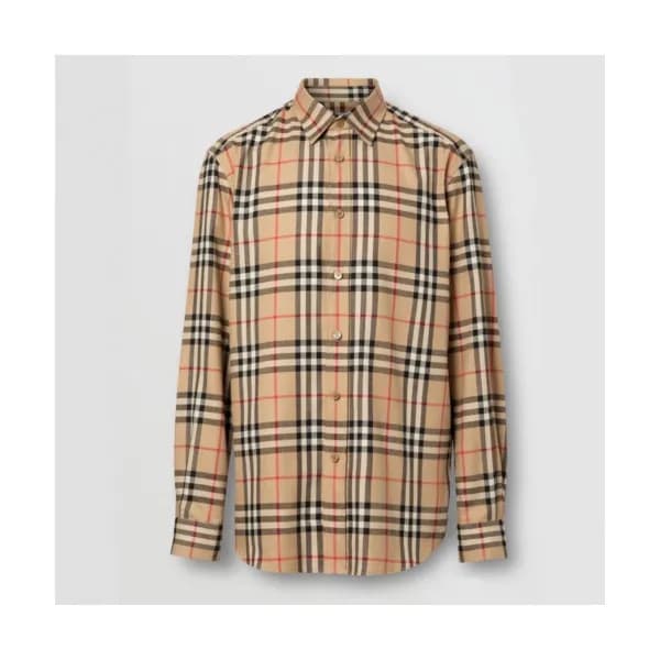 Burberry 2019 Mens Vintage Logo Flannel shirt - 버버… - 1
