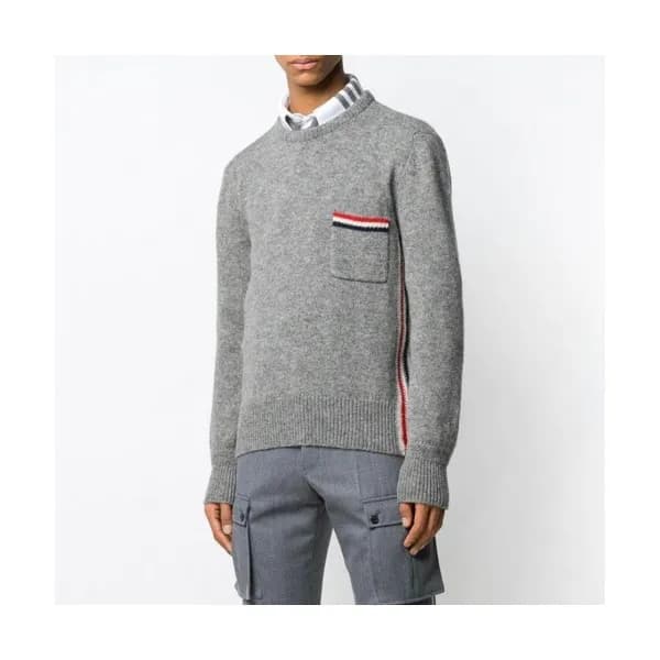 Thom Browne 2019 Mens Strap Crew-neck Sweater - 톰브… - 1