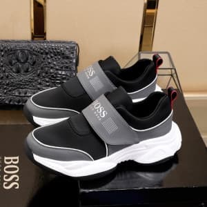 Hugo Boss 2019 Mens Leather Running Shoes - 휴고보스 2…
