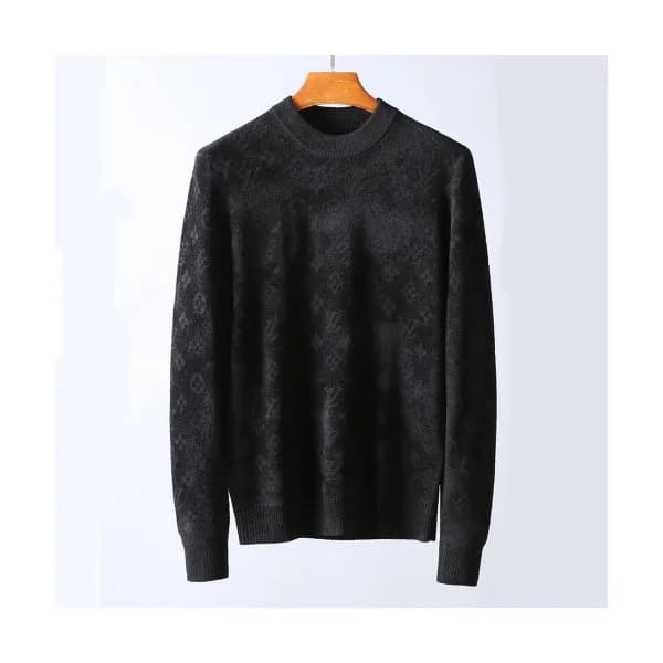Louis vuitton 2019 Mens Basic Crew-neck Wool Sweat… - 1