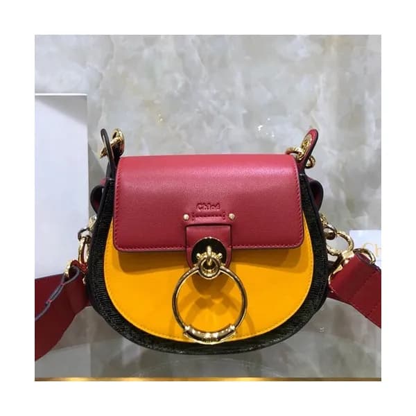Chole 2019 Tess Leather Shoulder Bag, 20cm - 끌로에 … - 1