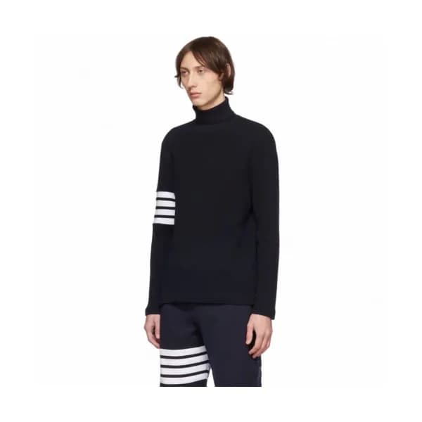 Thom Browne 2019 Mens Classic Turtle-neck Sweater … - 1