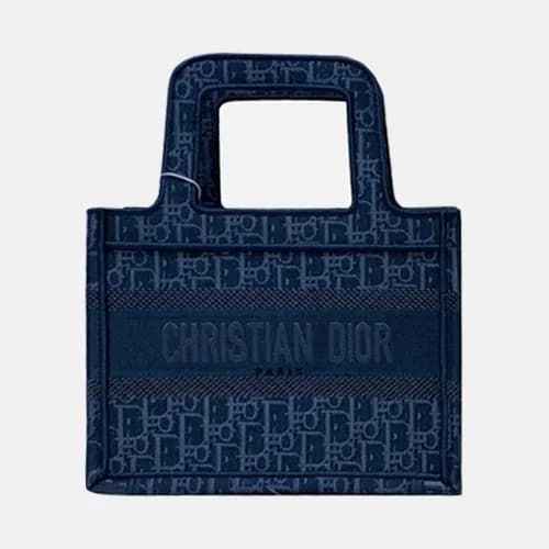 Dior 2019 Women Canvas Book Tote Shopper Bag ,23CM… - 1