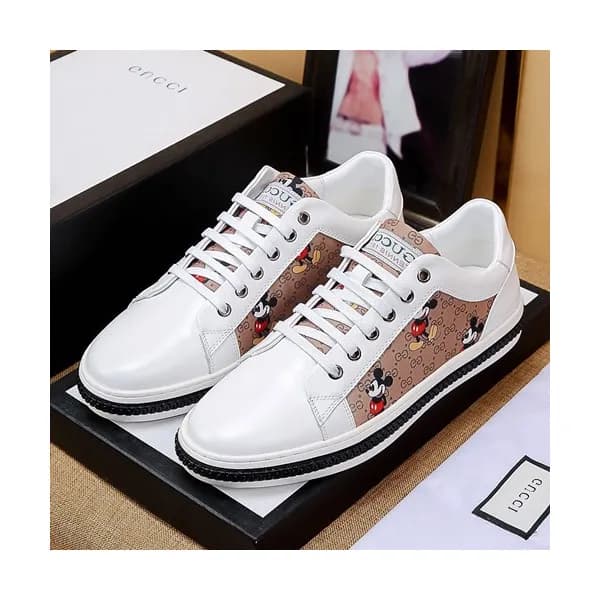 Gucci 2019 Mens Leather Sneakers - 구찌 2019 남성용 레더 … - 1