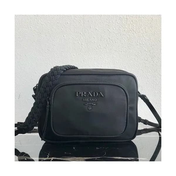 Prada 2019 Camera Nylon Shoulder Bag,20cm - 프라다 20… - 1