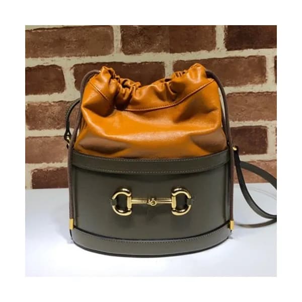 Gucci 2019 1955 Horsebit Leather Bucket Shoulder B… - 1