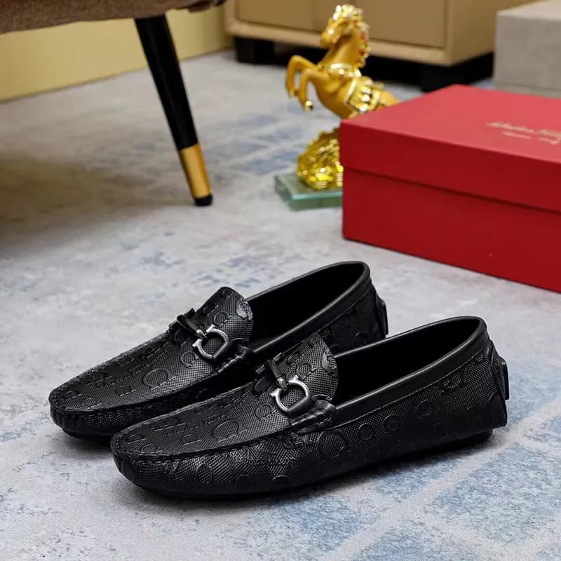 Ferragamo 2023 Mens Leather Loafer - 페라가모 2023 남성… - 1