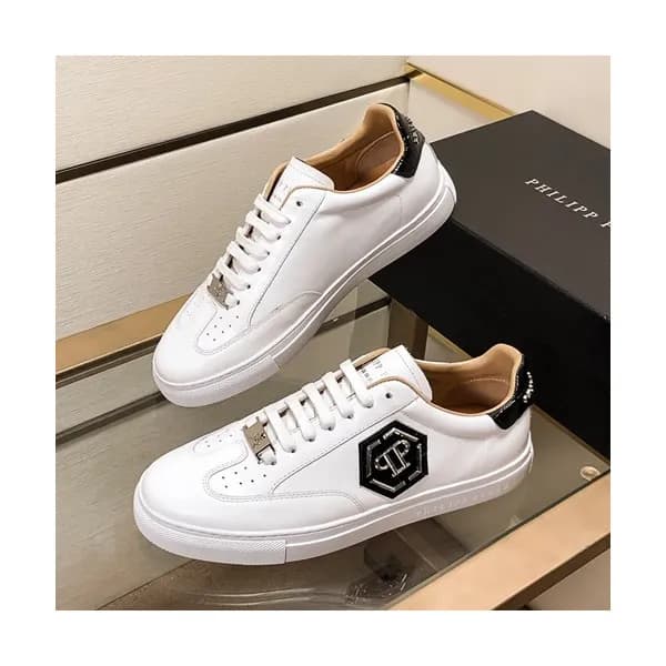 Philipp plein 2020 Mens Leather Sneakers - 필립플레인 … - 1