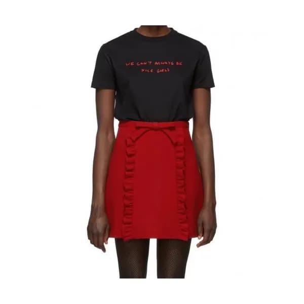 [미우미우]Miumiu 2020 Ladies Cotton Short Sleeved Tshi… - 1