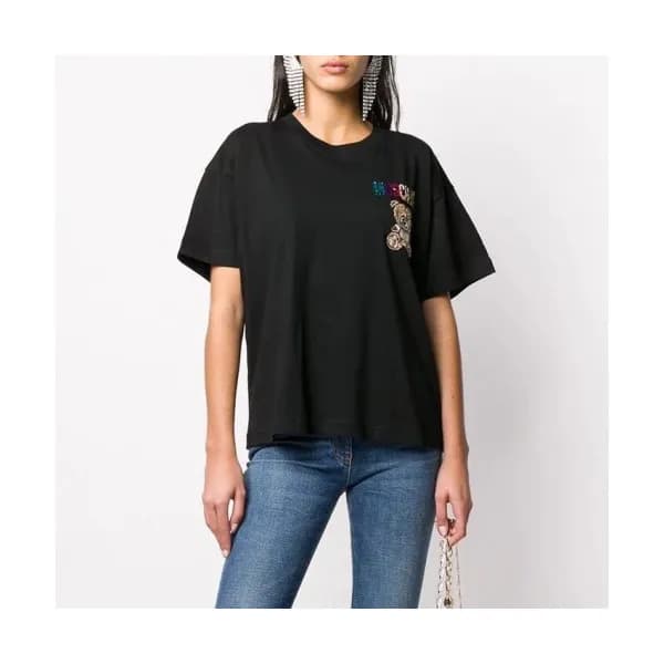 [모스키노]Moschino 2020 Mm/Wm Logo Cotton Short Sleeve… - 1