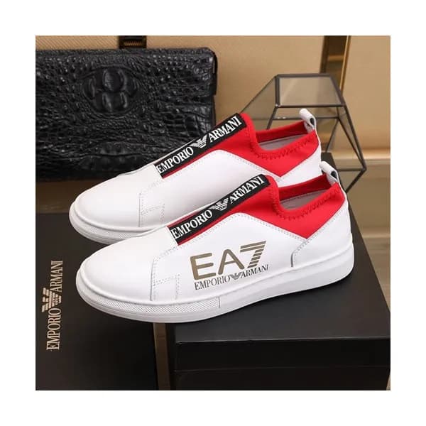 Armani 2020 Mens Leather Sneakers - 알마니 2020 남성용 … - 1