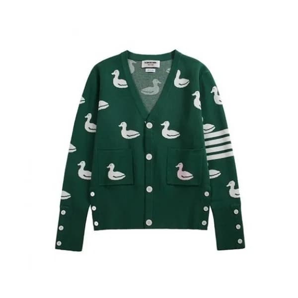 [톰브라운]Thom Browne 2020 Mm/Wm Strap V-neck Cardigan… - 1